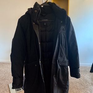 Lands' End Down Commuter Long Coat